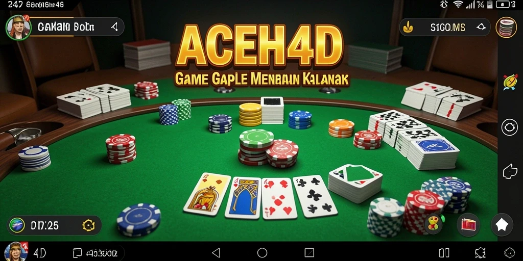 Tampilan gameplay Gaple yang menarik di ACEH4D.