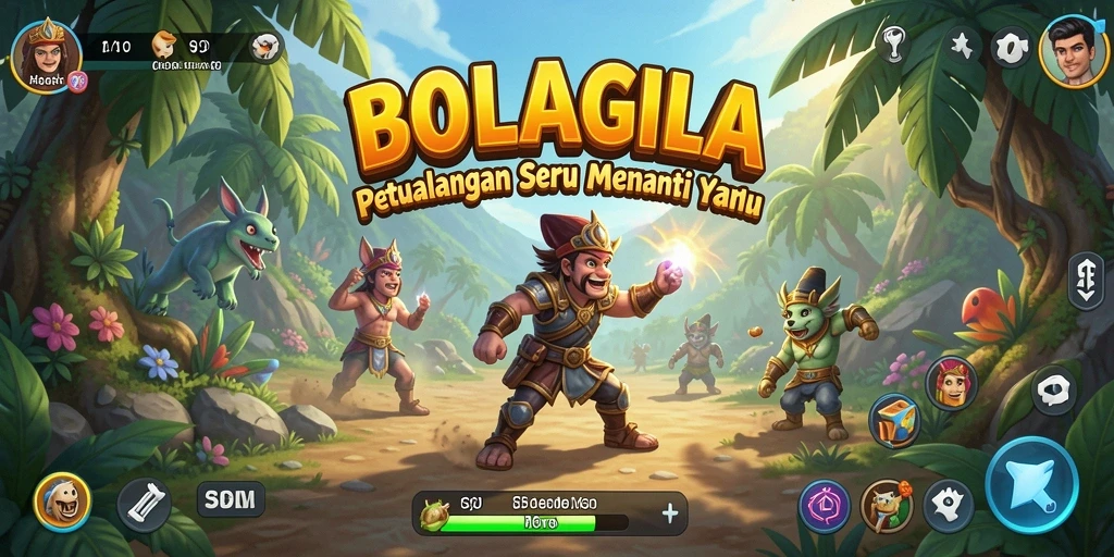 Gameplay menarik dalam BOLAGILA dengan petualangan menegangkan.