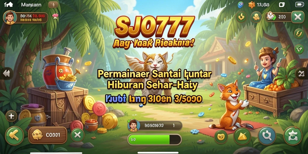 Tampilan gameplay SJO777 yang seru dan menghibur.