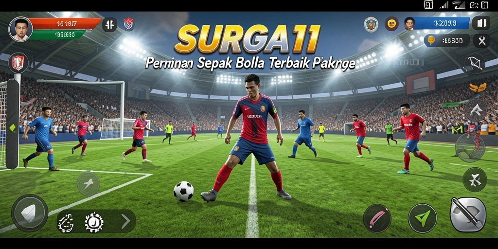 Tampilan gameplay SURGA11 yang seru dan mendebarkan.